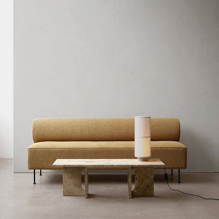 Androgyne Rectangular Table in Marble and Wood