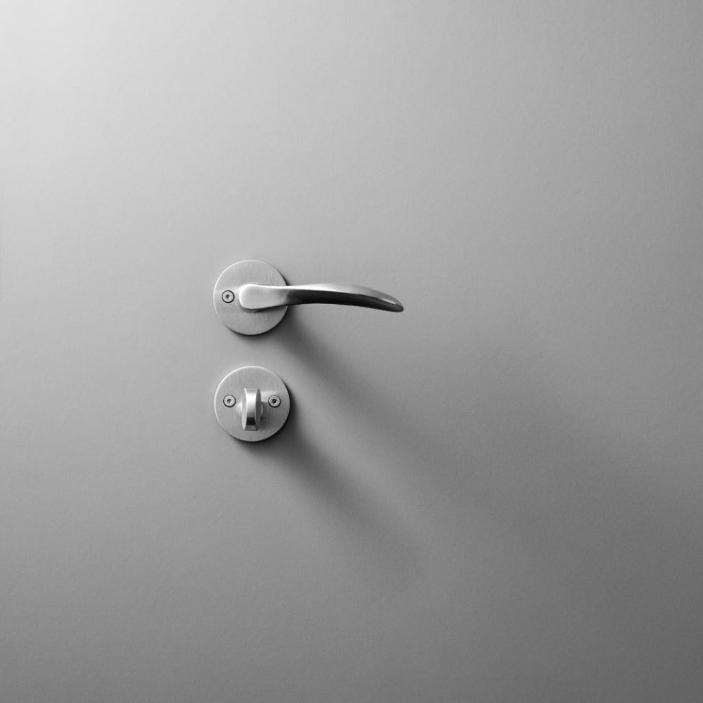 Arne Jacobson Door Lever in Satin Stainless Steel