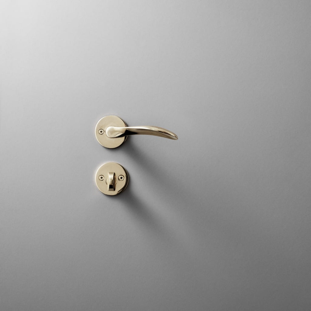 Arne Jacobson Door Lever in Polished Stainless Steel