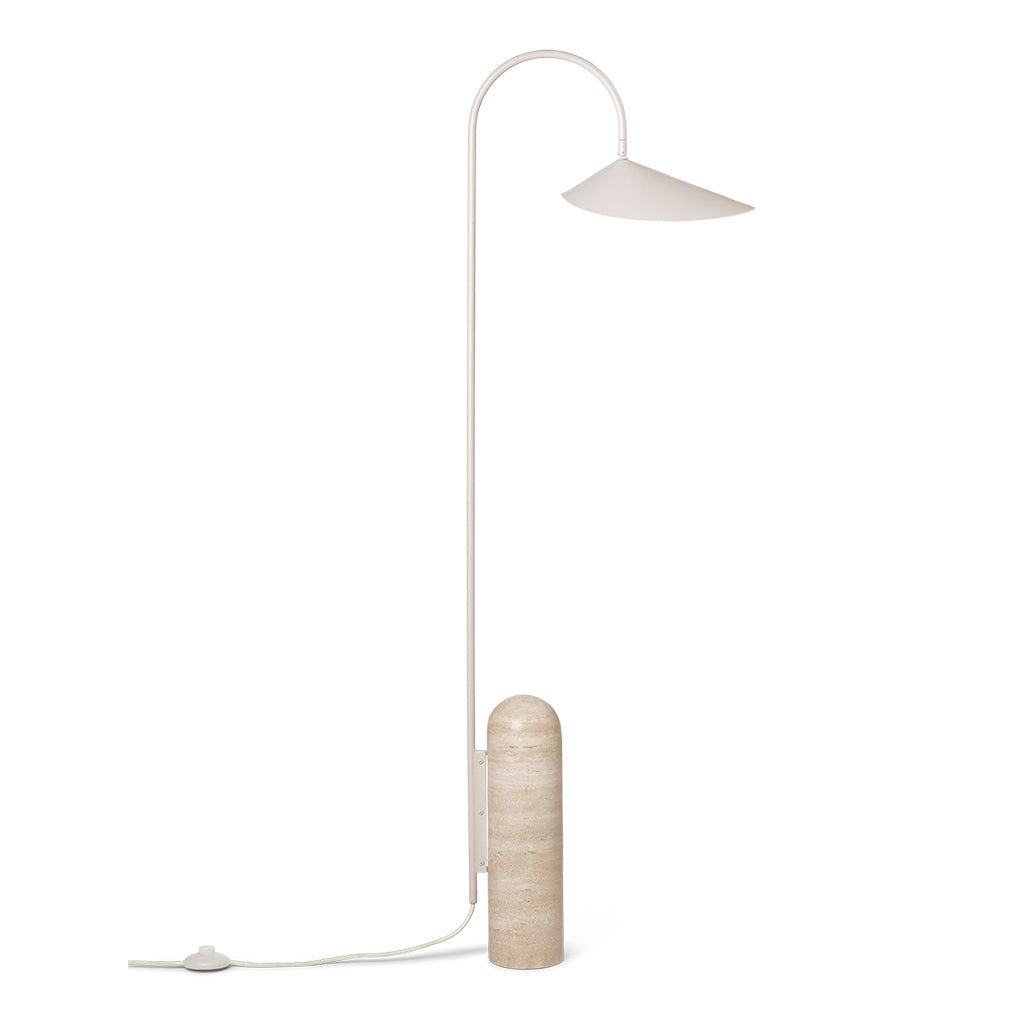 A Ferm Living Arum Floor Lamp on a white background.