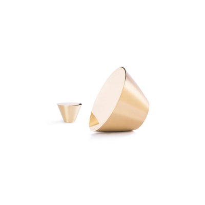 An Audrey Door Knob 70 and an Audrey Door Knob 70 on a white background by Maison Vervloet.