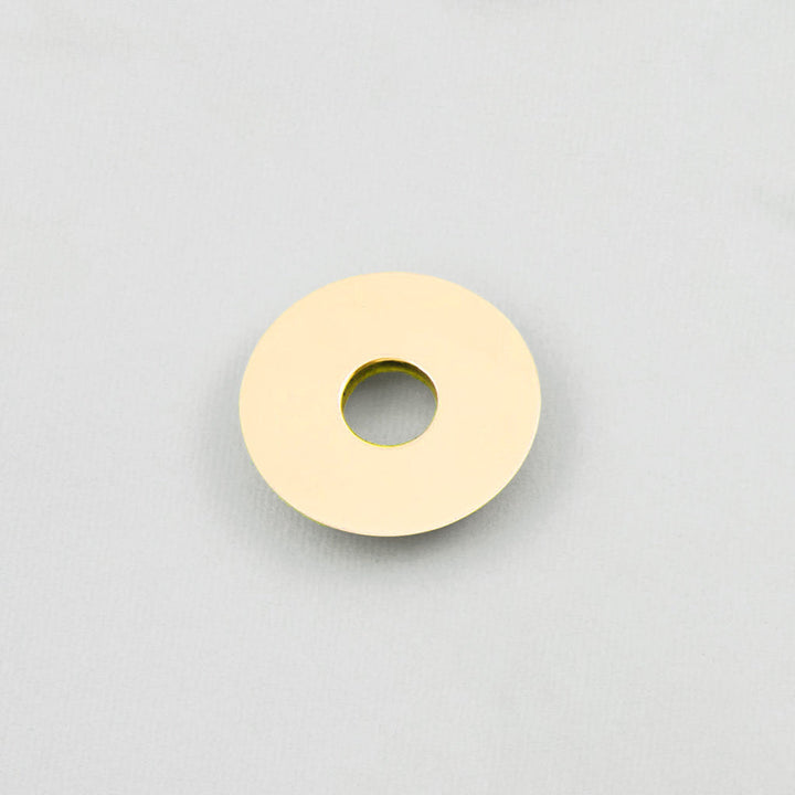 A Maison Vervloet Audrey Fixed Door Knob 100 with a hole in the middle of it.