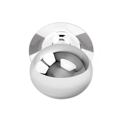 Round Polished Stainless Steel Door Knob by Formani