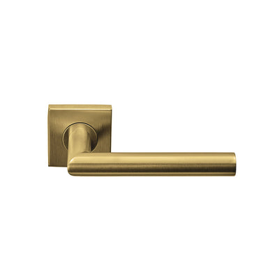 a Formani BASICS LB2-19BSQ door lever on a white background.