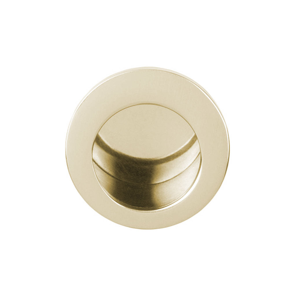 A close up of a Formani BASICS LB29 Flush Pull on a white background.