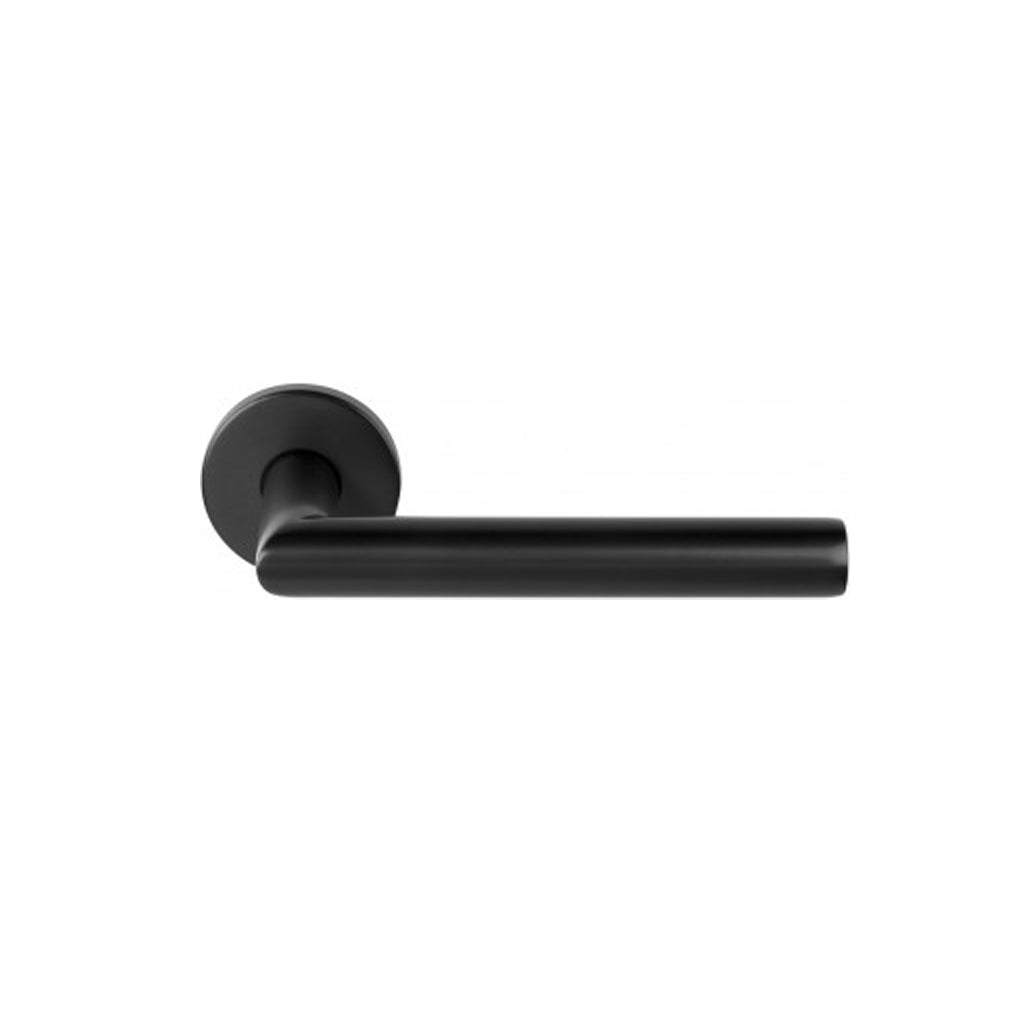 Formani Basics Door Lever. Modern black door hardware