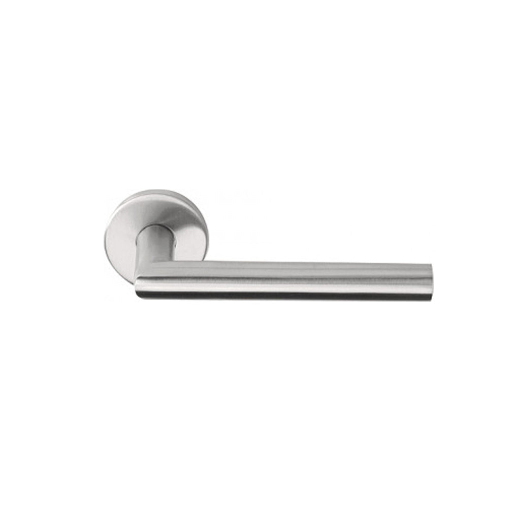 Formani Basics Door Lever. Modern Stainless Steel door hardware.
