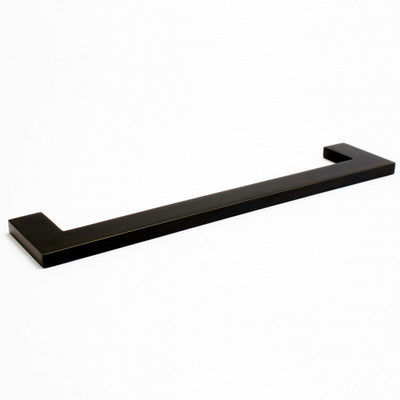 Clean and modern black chrome handles. Comes in various lengths
