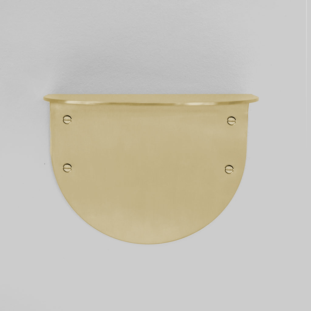 A CSSN BENDE Shelf Ledge mounted on a white wall.