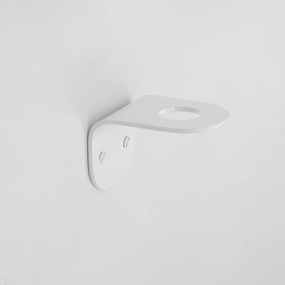A CSSN BENDE Soap Holder Bracket Single mounted on a white wall.