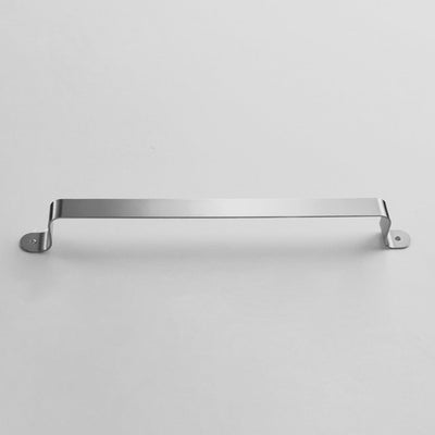 Bende Polished Stainless Steel Towel Bar Installed on white wall