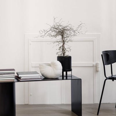 Bau Small Plant Pot in Black by Ferm Living