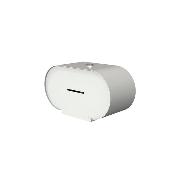 Bjork Double Toilet Roll Holder — White