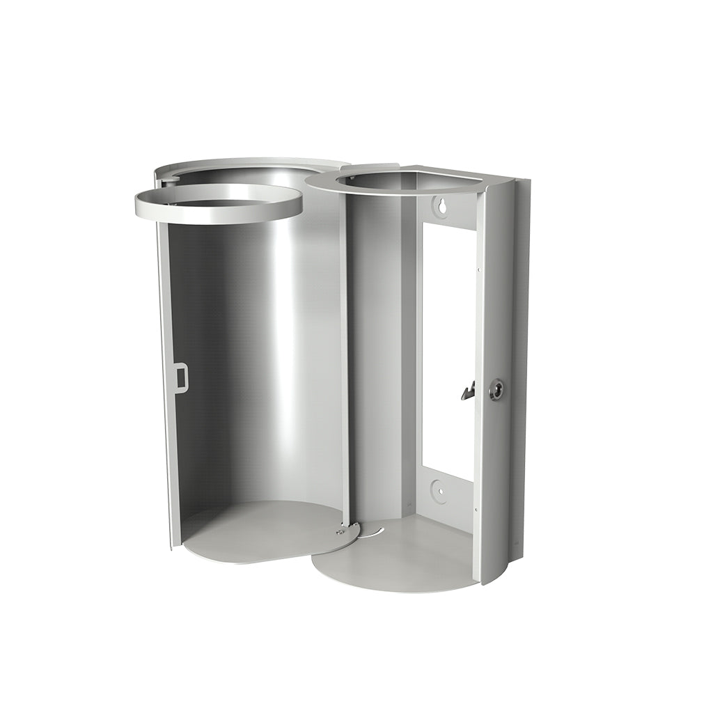 Minimal bathroom waste bin