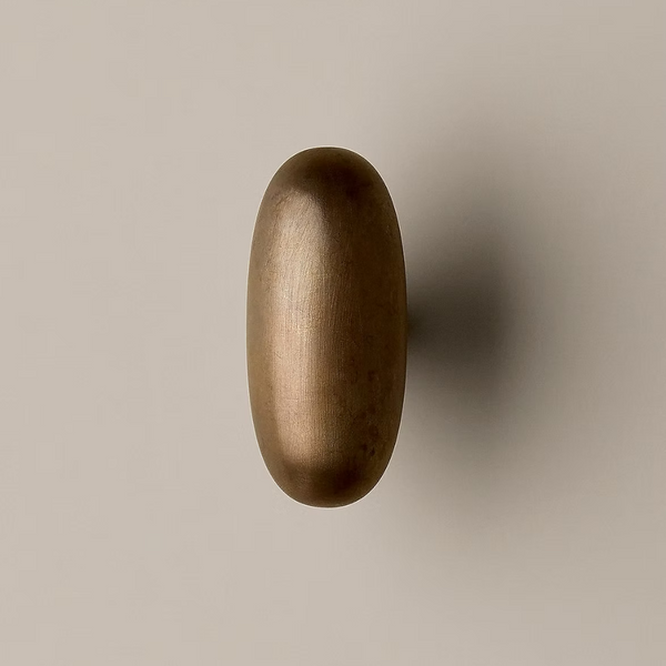 Blunt Knob — Dark Brass