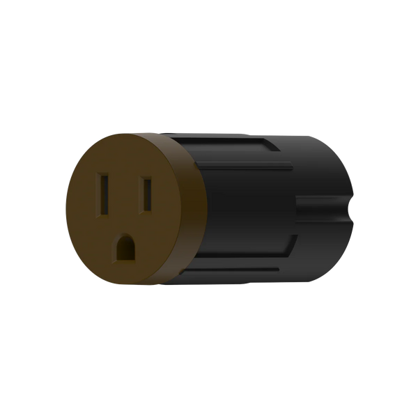 Bocci 22 Component: Device Insert — Outlet 15A / Long / Carob