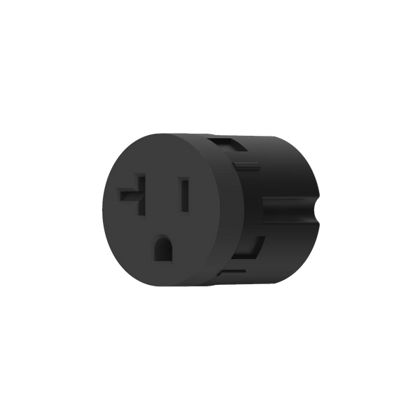 Bocci 22 Component: Device Insert — Outlet 20A / Short / Black