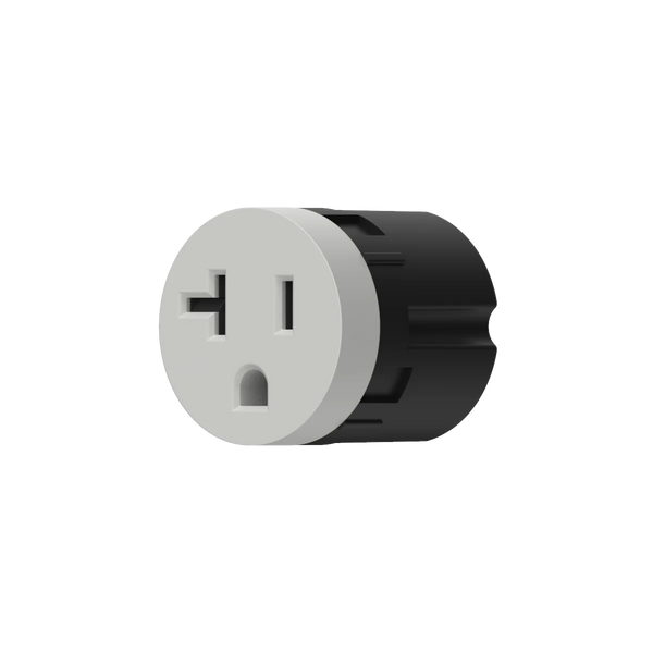 Bocci 22 Component: Device Insert — Outlet 20A / Short / Grey