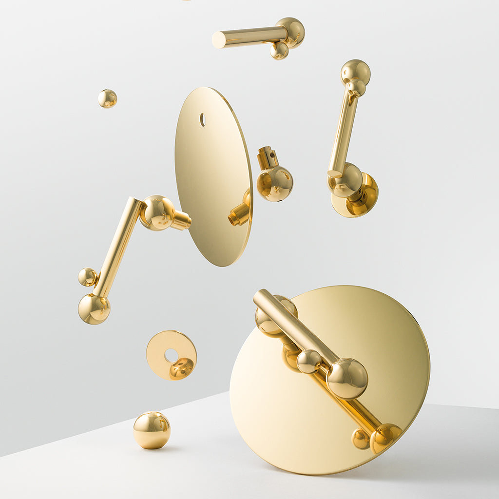 Magical Bubbles Collection in Polished Brass