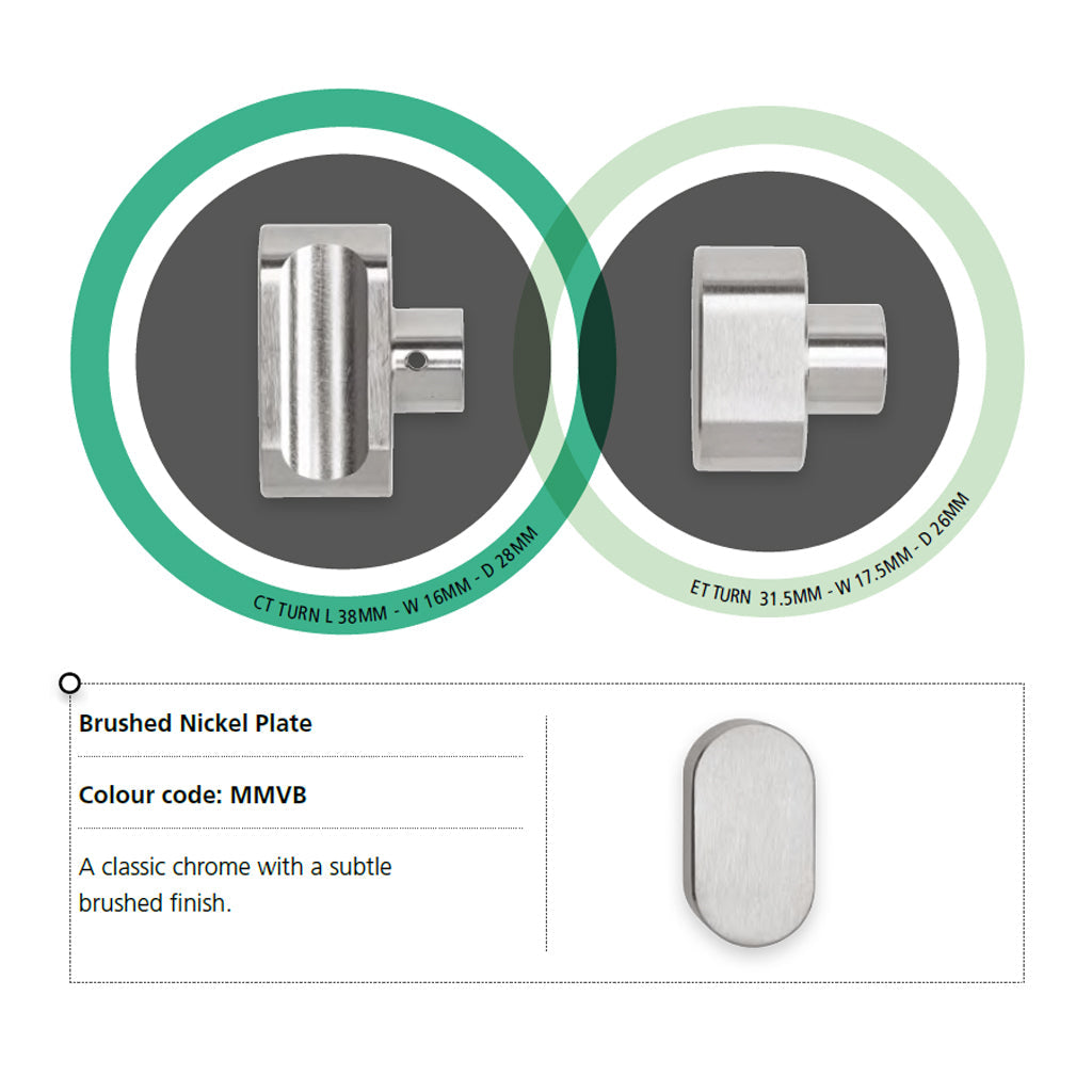 CES Key Cylinder 815 Knob CR