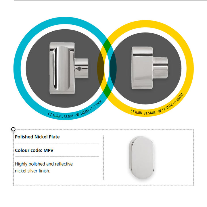 CES Key Cylinder 815 Knob CT