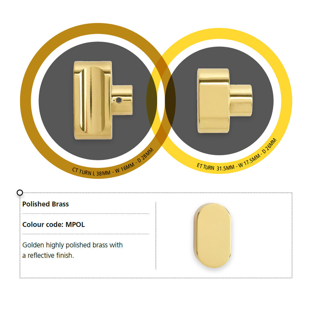 A picture of a CES Key Cylinder 815 Knob ET.