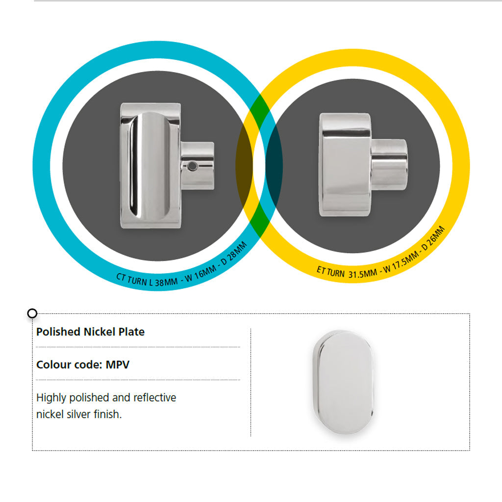 CES Key Cylinder 815 with Thumb Turn