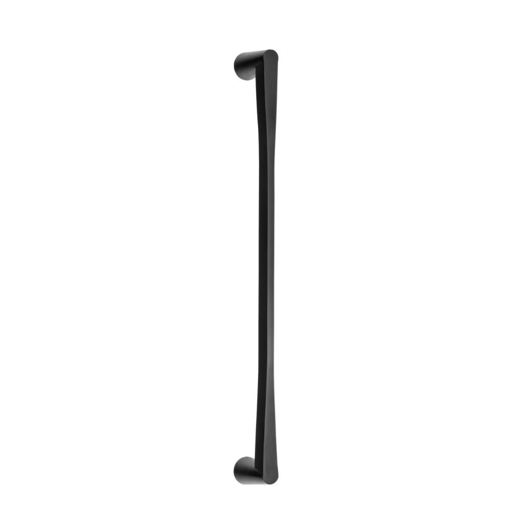 glass door pull OH400PA in pvd satin black