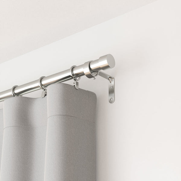 Cappa Curtain Rod — Nickel Steel / 36-72" (Outgoing)