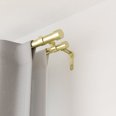 cappa double curtain rod by umbra