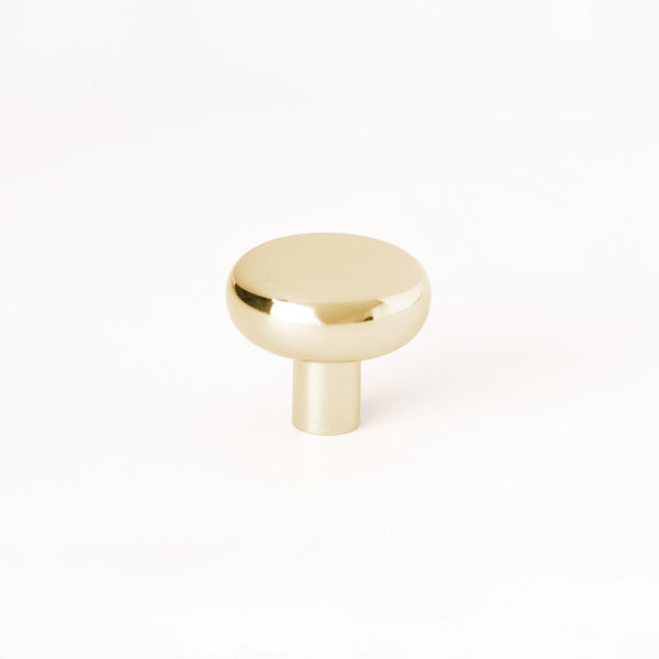 Caramel 24 Cabinet Knob / Hook — Polished Brass