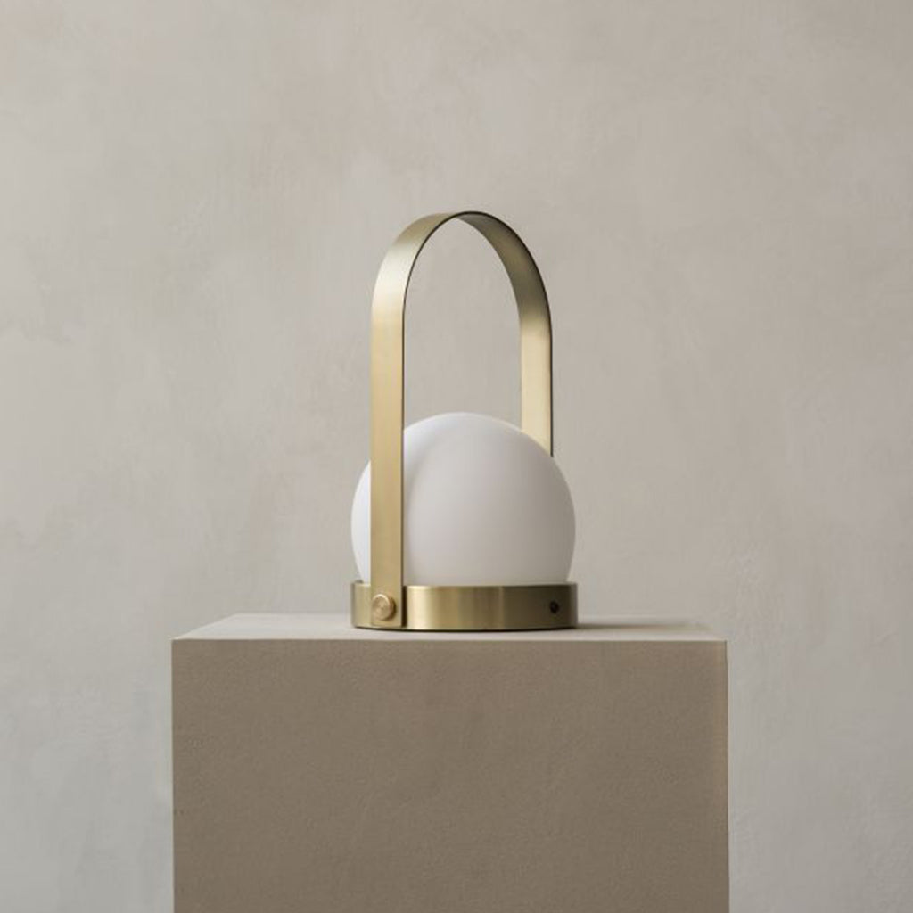 Portable LED Lamp by Menu in Brass