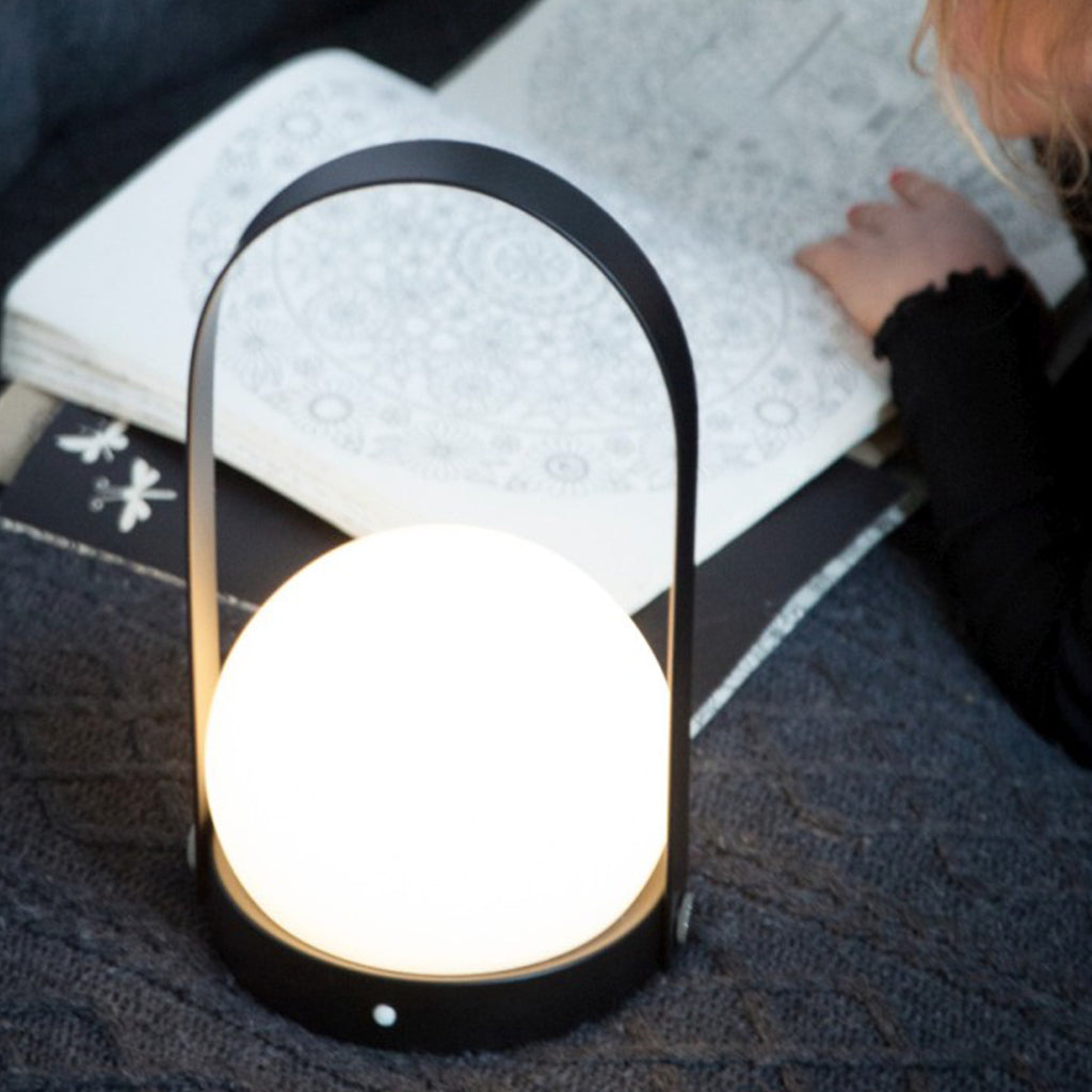Portable LED Lamp by Menu in Black