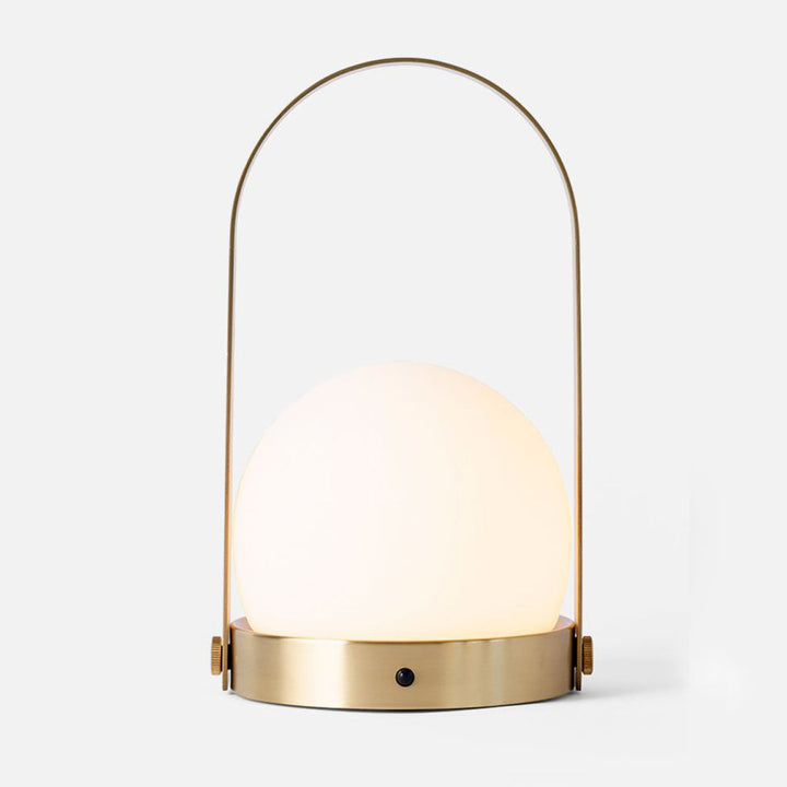 Portable LED Lamp by Menu in Brass