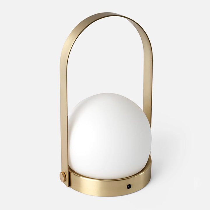 Portable LED Lamp by Menu in Brass