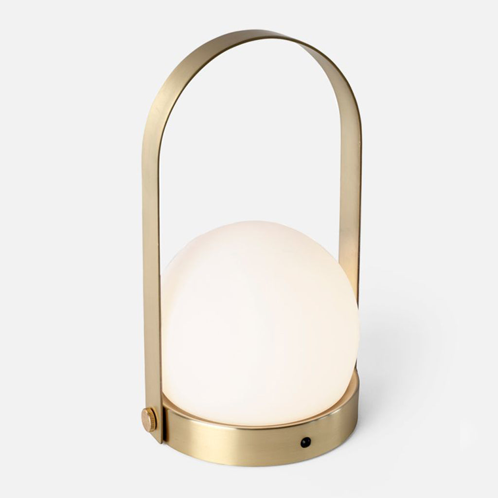 Portable LED Lamp by Menu in Brass