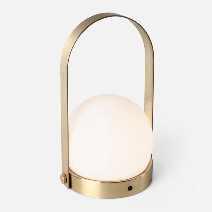 Portable LED Lamp by Menu in Brass