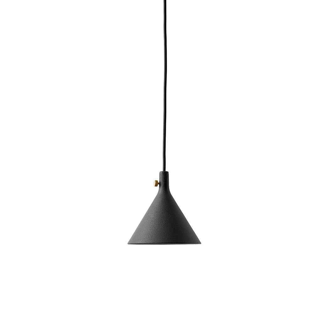 Minimal cast aluminium pendants