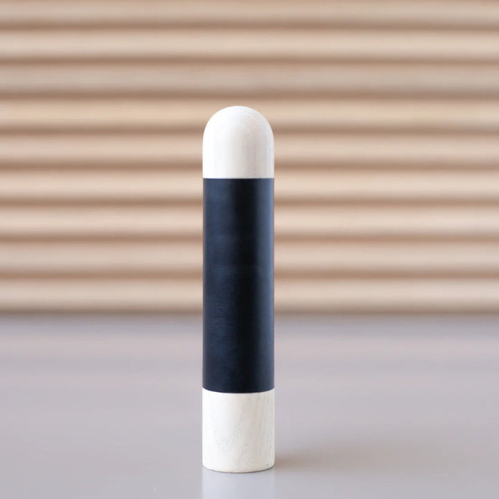 Chapman Wood Appliance Bar Pull With Leather