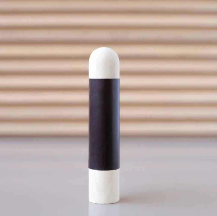 Chapman Wood Appliance Bar Pull With Leather