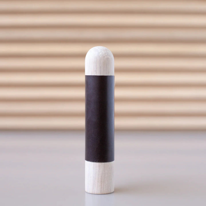 Chapman Wood Appliance Bar Pull With Leather