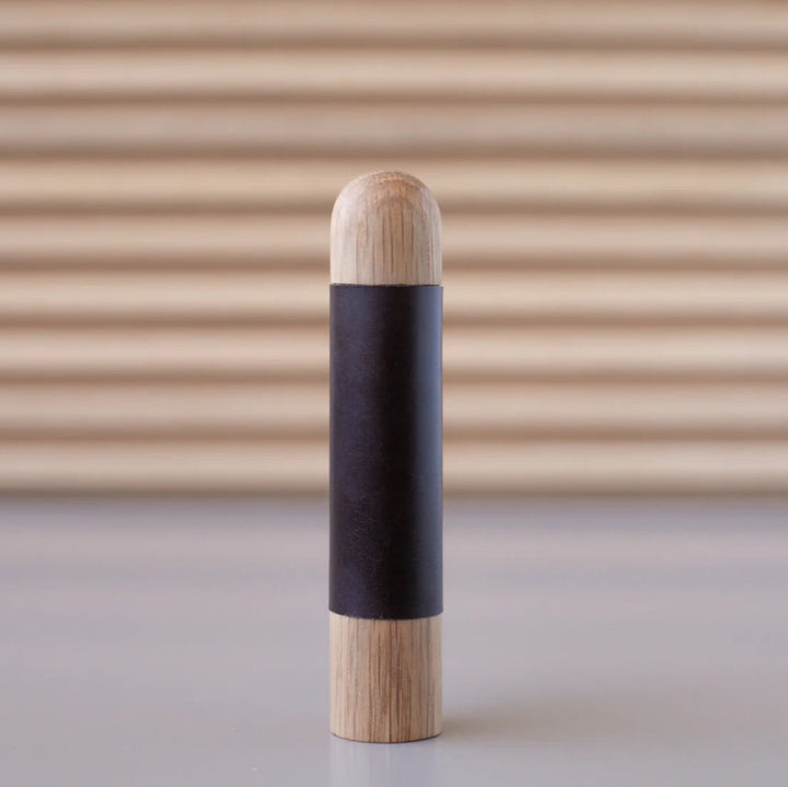 Chapman Wood Appliance Bar Pull With Leather