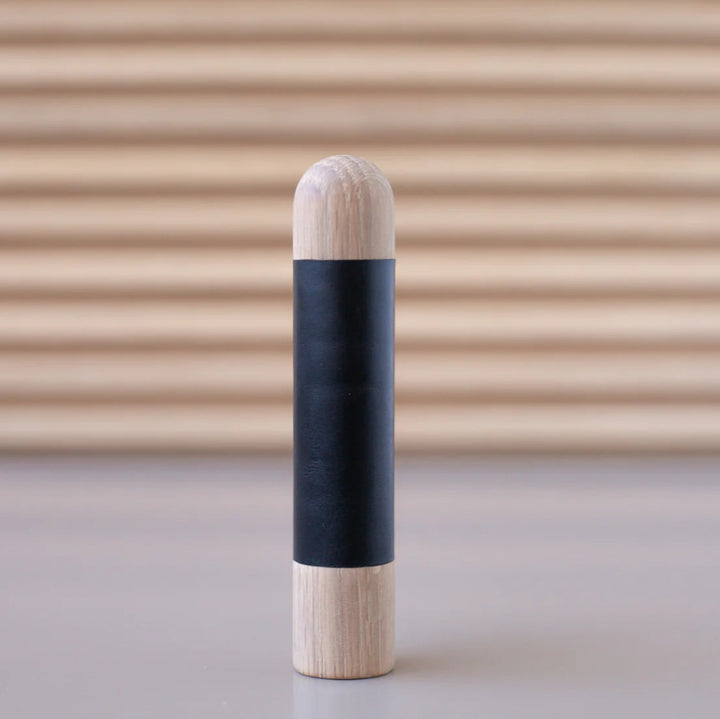 Chapman Wood Appliance Bar Pull With Leather