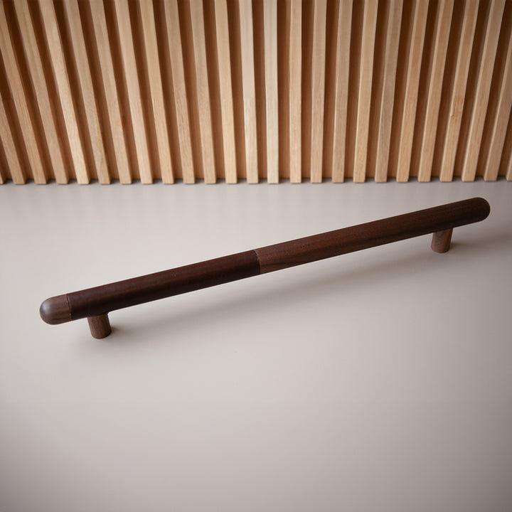 Chapman Wood Appliance Bar Pulls With Half Leather