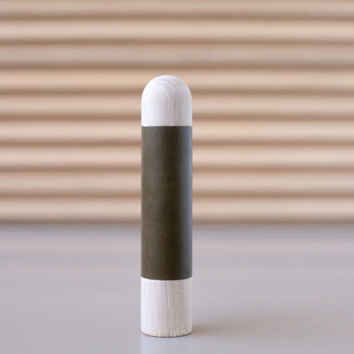 Chapman Wood Appliance Pull With Leather