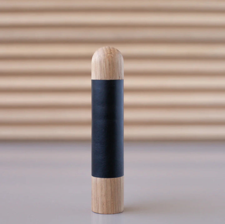 Chapman Wood Appliance Pull With Leather