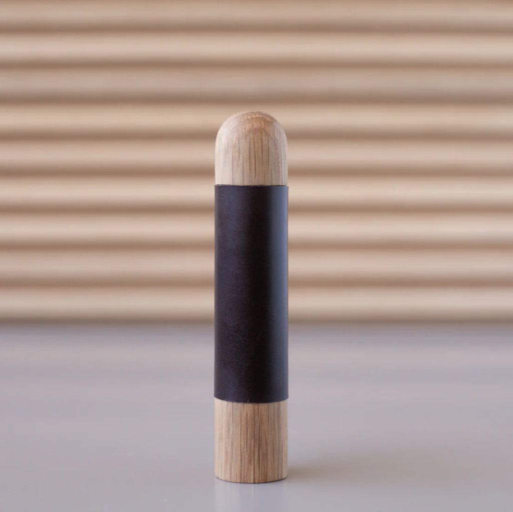 Chapman Wood Appliance Pull With Leather