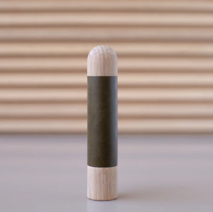 Chapman Wood Appliance Pull With Leather