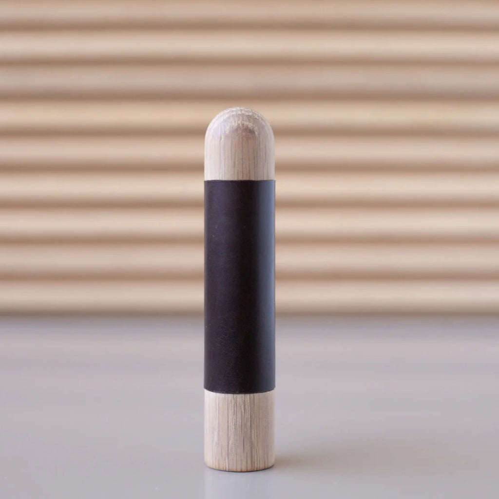 Chapman Wood Appliance Pull With Leather