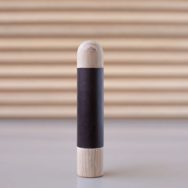 Chapman Wood Appliance Pull With Leather